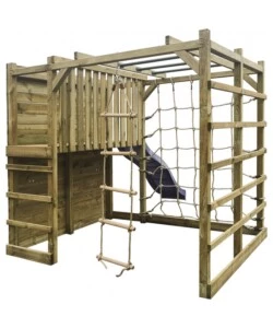 PARCO GIOCHI PER BAMBINI IN LEGNO DOMUS "SIGMA" 377,6X210X185,6CM